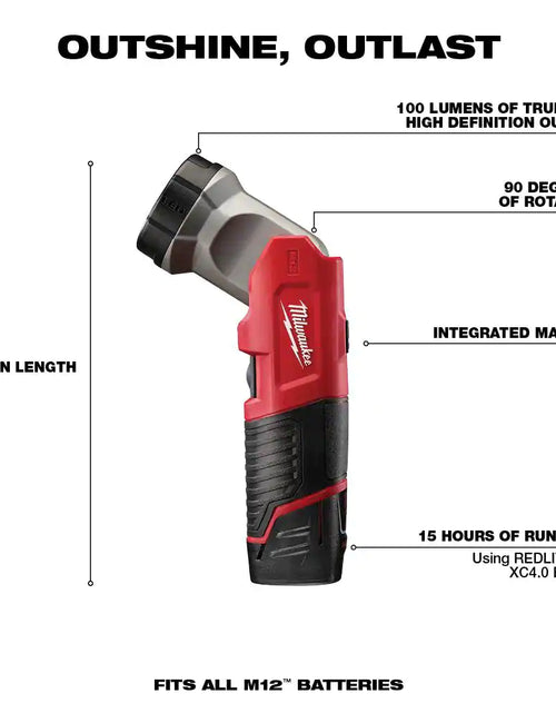 Load image into Gallery viewer, M12 12V Lithium-Ion Cordless Combo Kit (5-Tool) with Two 1.5 Ah Batteries, Charger and Tool Bag
