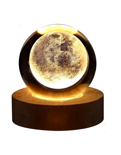 Load image into Gallery viewer, Unique 3D Crystal Ball Lamp with Galaxy and Planetary Projections USB Night Light for Cozy Atmosphere Plasma Ball
